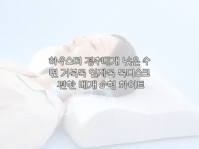 하우스터 경추베개 소형 화이트, 낮은 관련 이미지 1